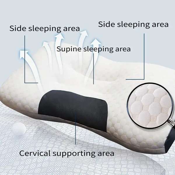 Knitted Cotton Massage Pillow - Image 2